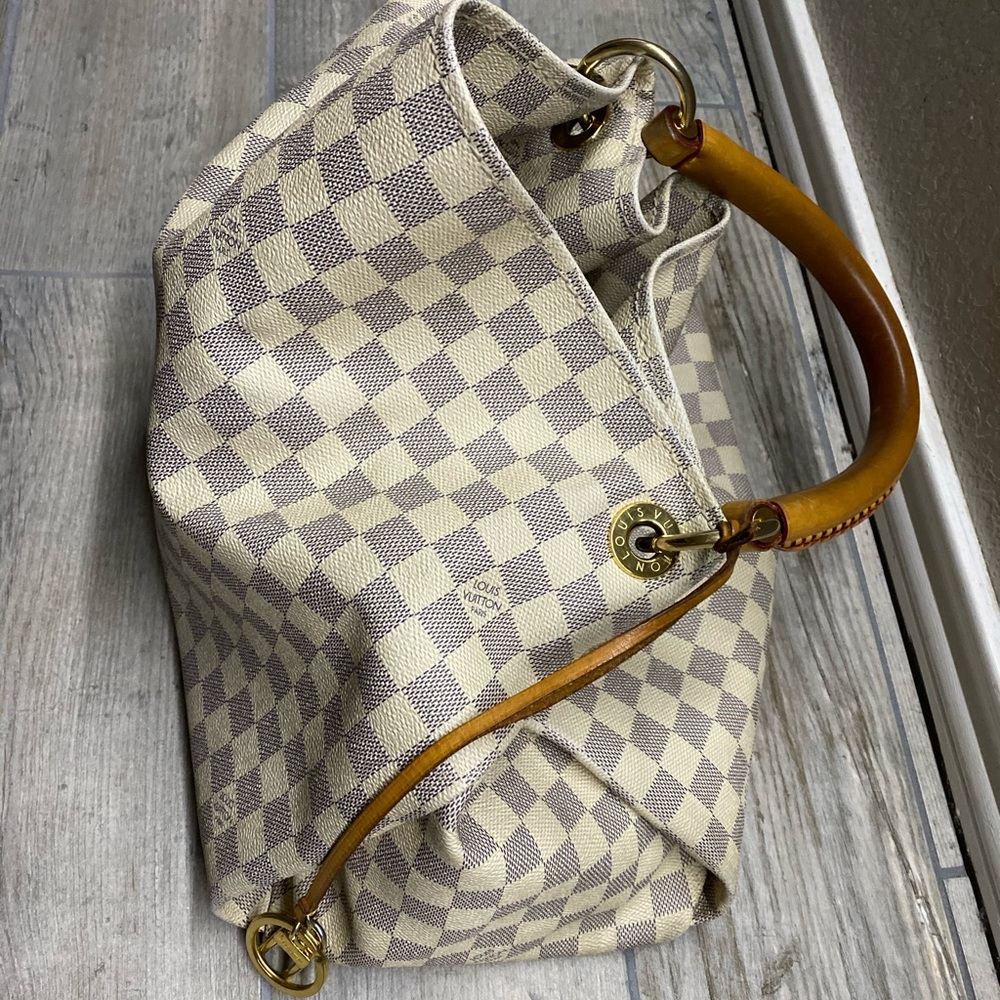 DISCONTINUED! LOUIS VUITTON Damier Azur Artsy MM - Picture 4 of 5